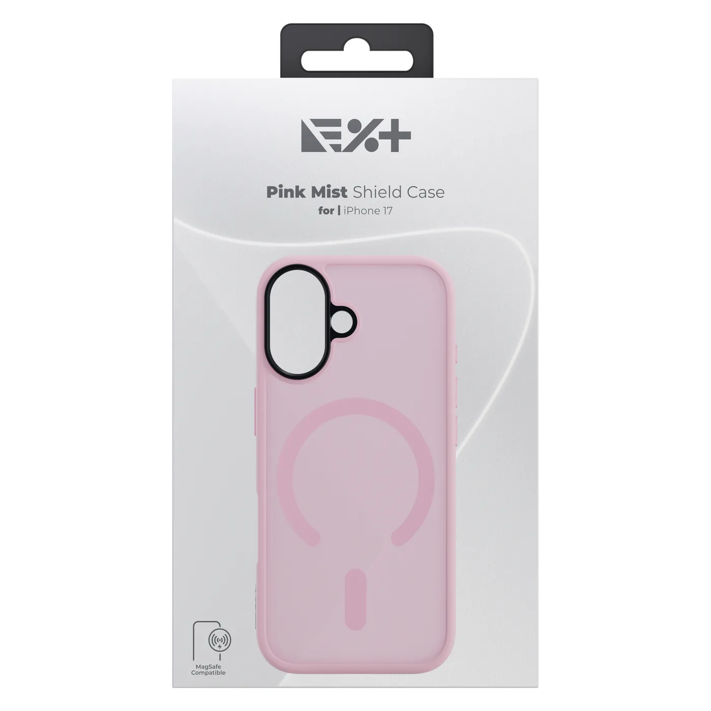 Next One Mist Shield maska s MagSafe za iPhone 17 - ružičasta — Next One Mist Shield maska s MagSafe za iPhone 17 - ružičasta