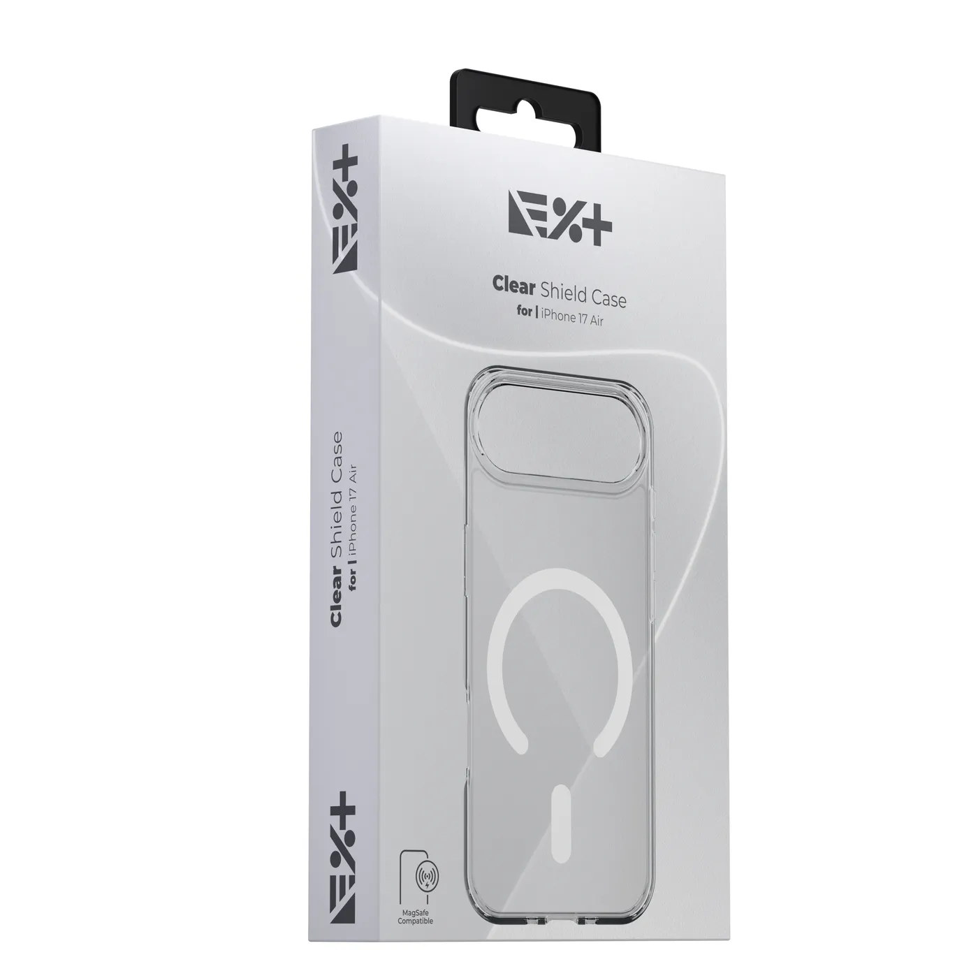 Next One Clear Shield maska s MagSafe za iPhone 17 Air — Next One Clear Shield maska s MagSafe za iPhone 17 Air