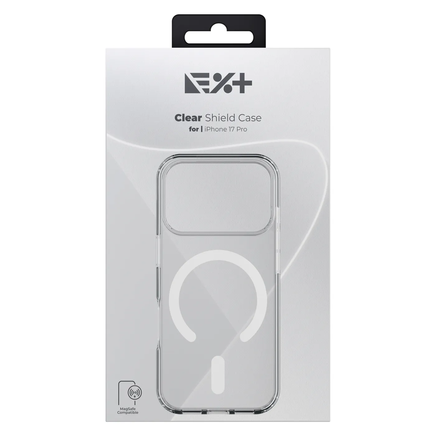 Next One Clear Shield maska s MagSafe za iPhone 17 Pro — Next One Clear Shield maska s MagSafe za iPhone 17 Pro