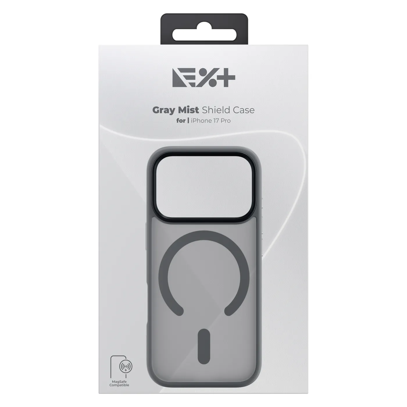 Next One Mist Shield maska s MagSafe za iPhone 17 Pro - siva — Next One Mist Shield maska s MagSafe za iPhone 17 Pro - siva