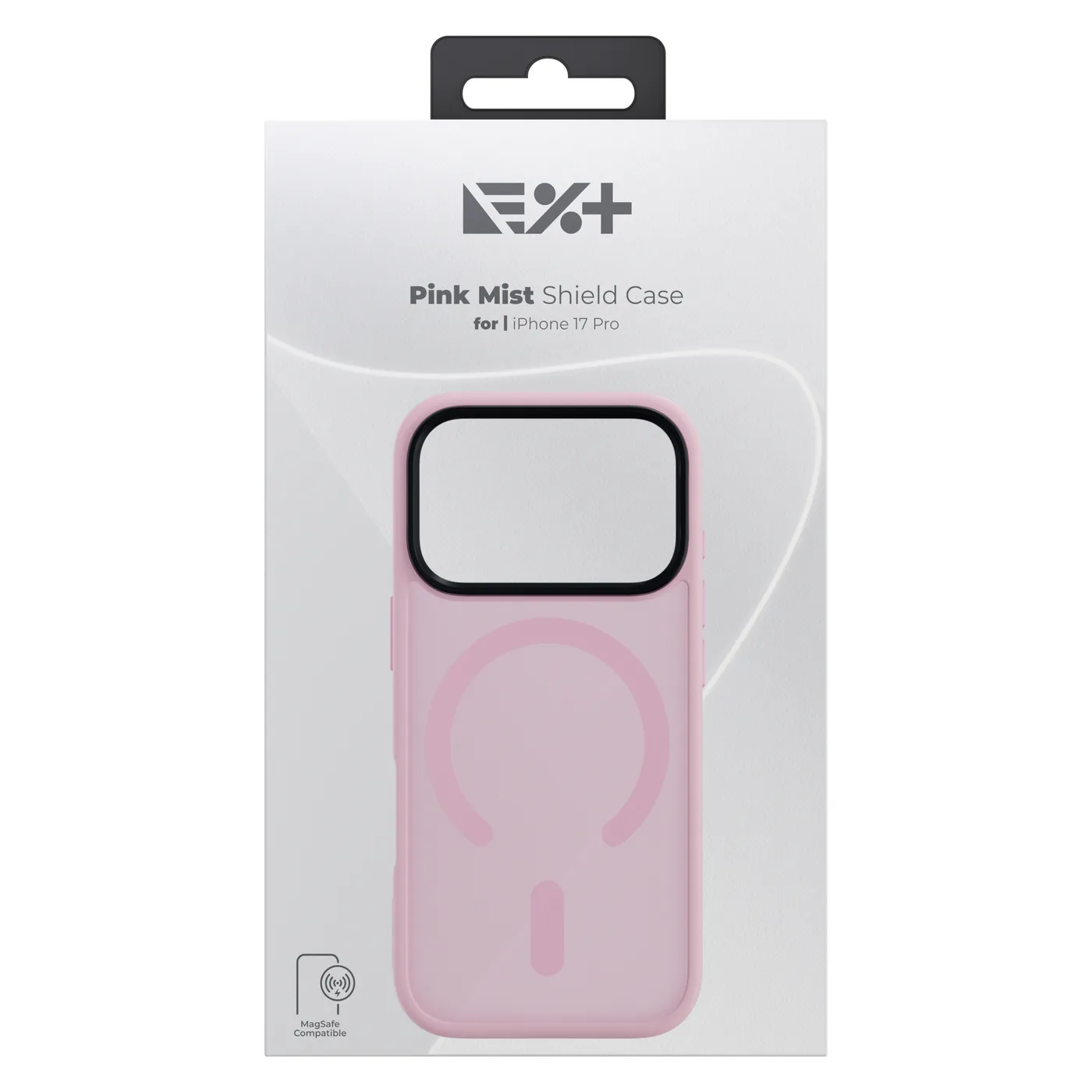 Next One Mist Shield maska s MagSafe za iPhone 17 Pro - ružičasta — Next One Mist Shield maska s MagSafe za iPhone 17 Pro - ružičasta
