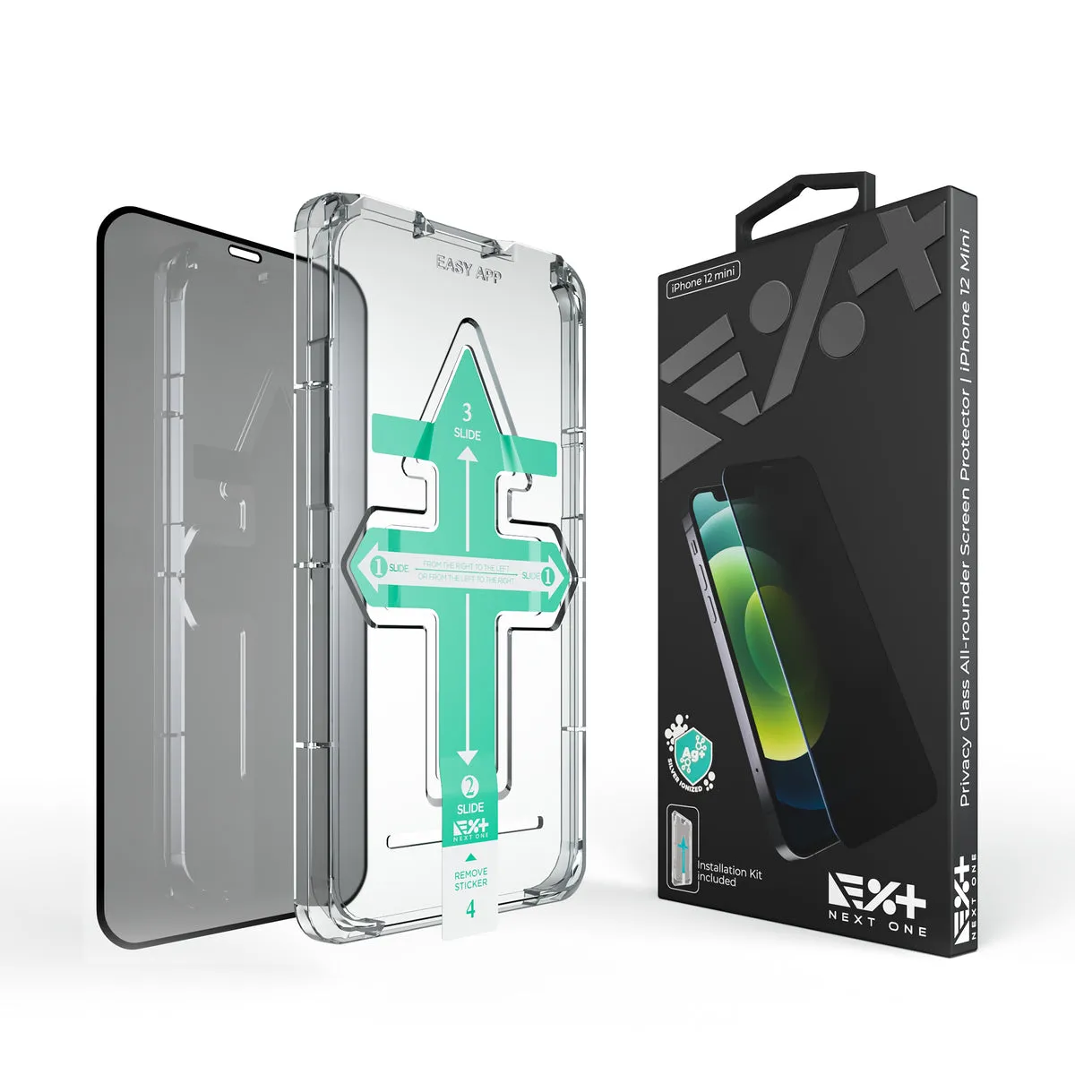 Next One All-rounder Privacy zaštita zaslona za iPhone 12 mini — Next One All-rounder Privacy zaštita zaslona za iPhone 12 mini