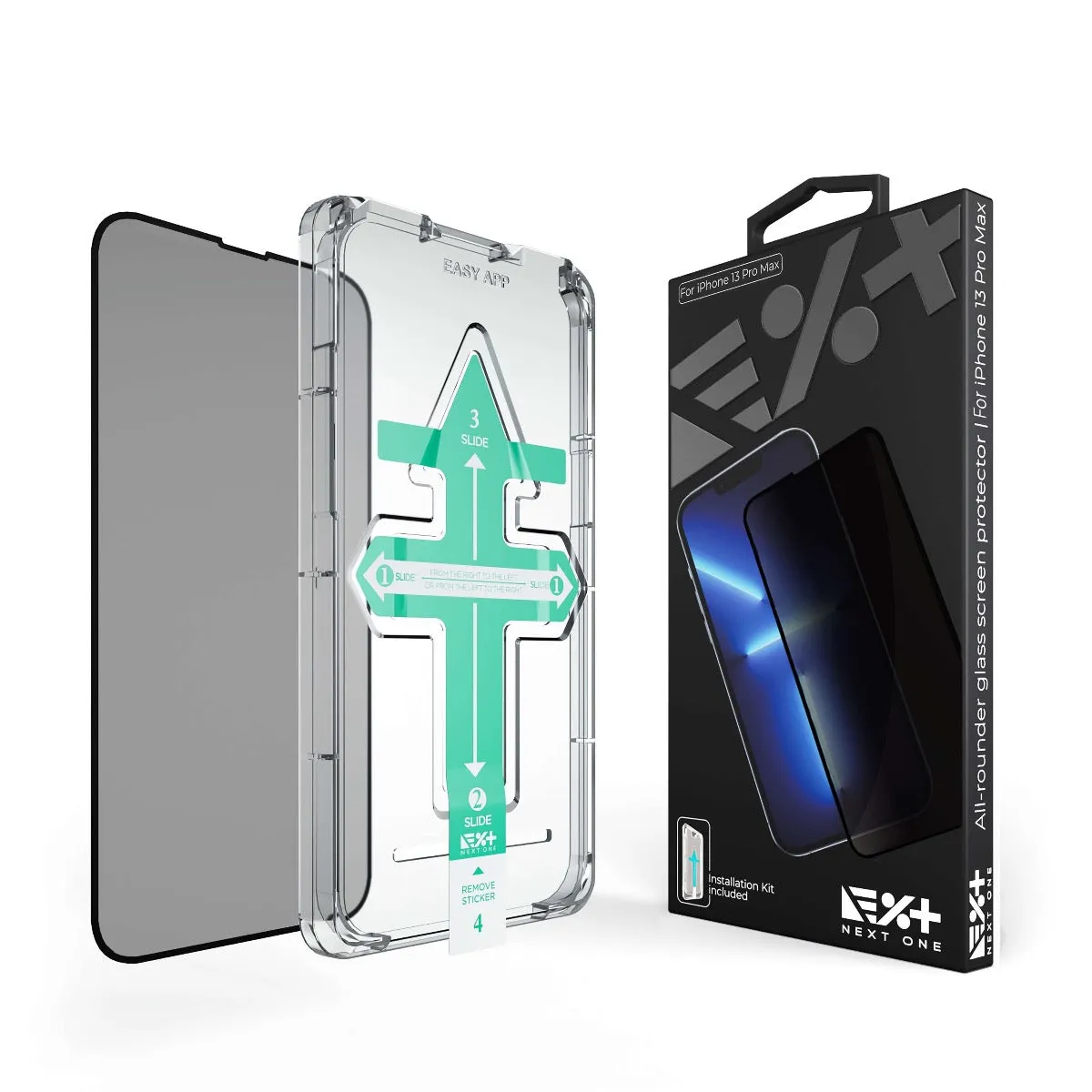 Next One All-rounder Privacy zaštita zaslona za iPhone 13 Pro Max — Next One All-rounder Privacy zaštita zaslona za iPhone 13 Pro Max