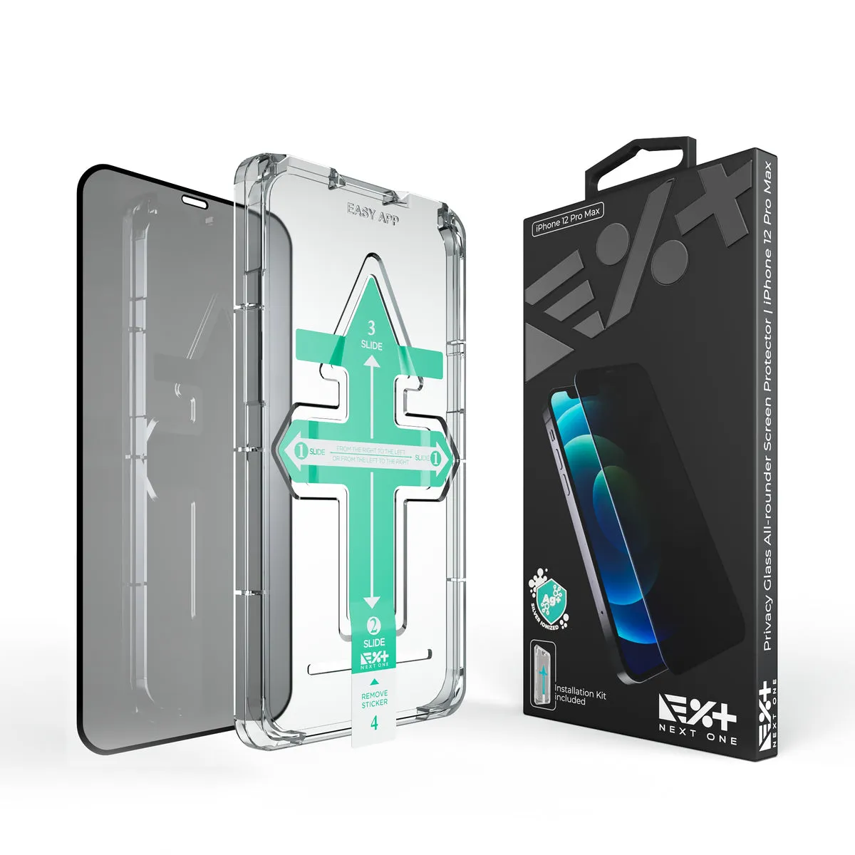 Next One All-rounder Privacy zaštita zaslona za iPhone 12 Pro Max — Next One All-rounder Privacy zaštita zaslona za iPhone 12 Pro Max