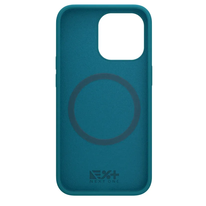 Next One silikonska maska za iPhone 13 Pro - list zelena — Next One silikonska maska za iPhone 13 Pro - list zelena