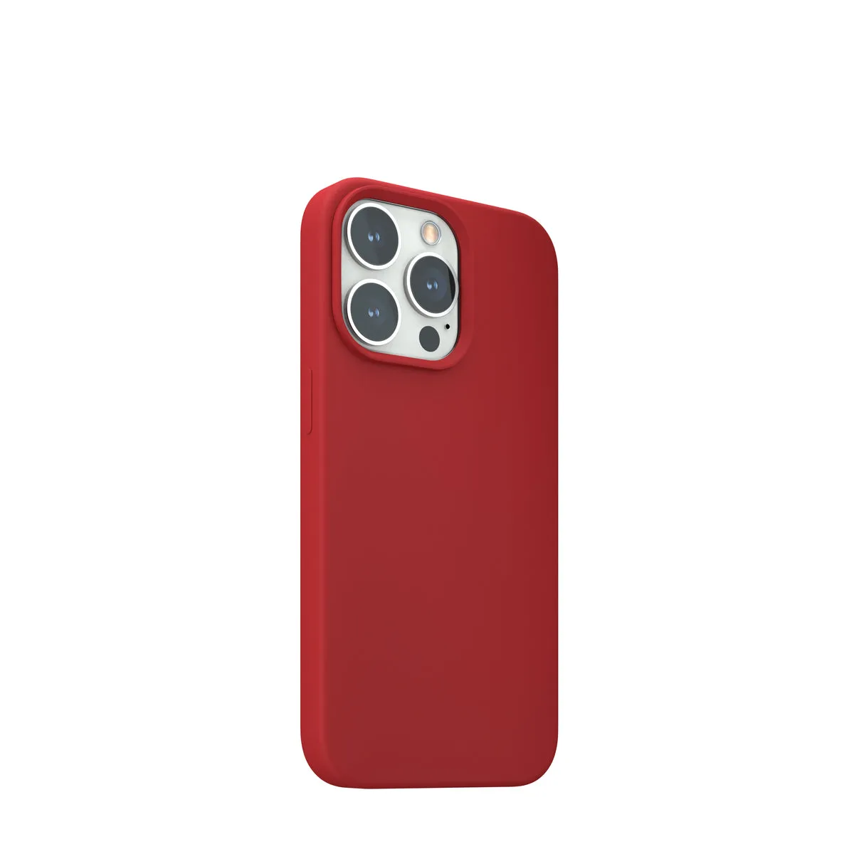 Next One silikonska maska za iPhone 13 Pro - crvena — Next One silikonska maska za iPhone 13 Pro - crvena