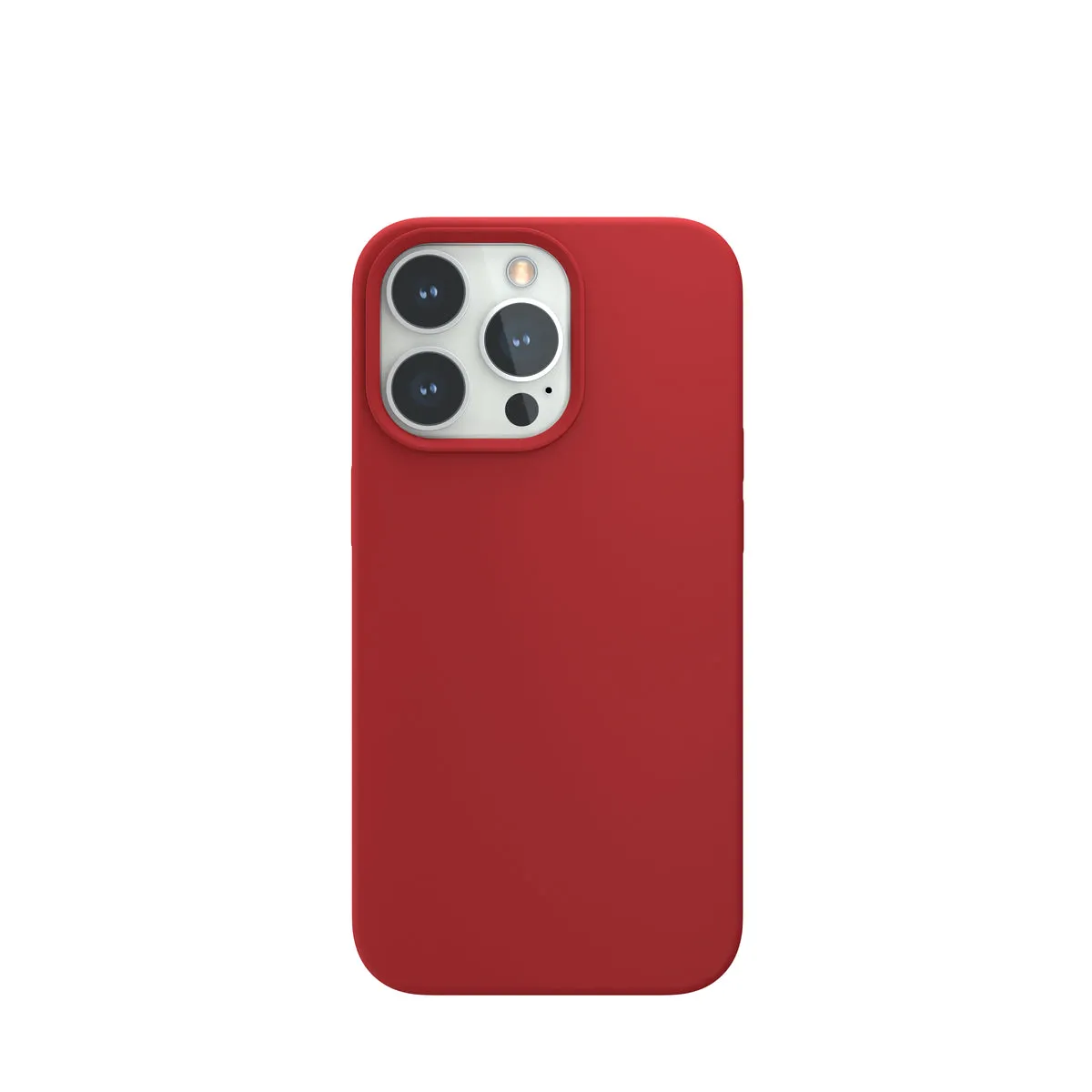 Next One silikonska maska za iPhone 13 Pro - crvena — Next One silikonska maska za iPhone 13 Pro - crvena
