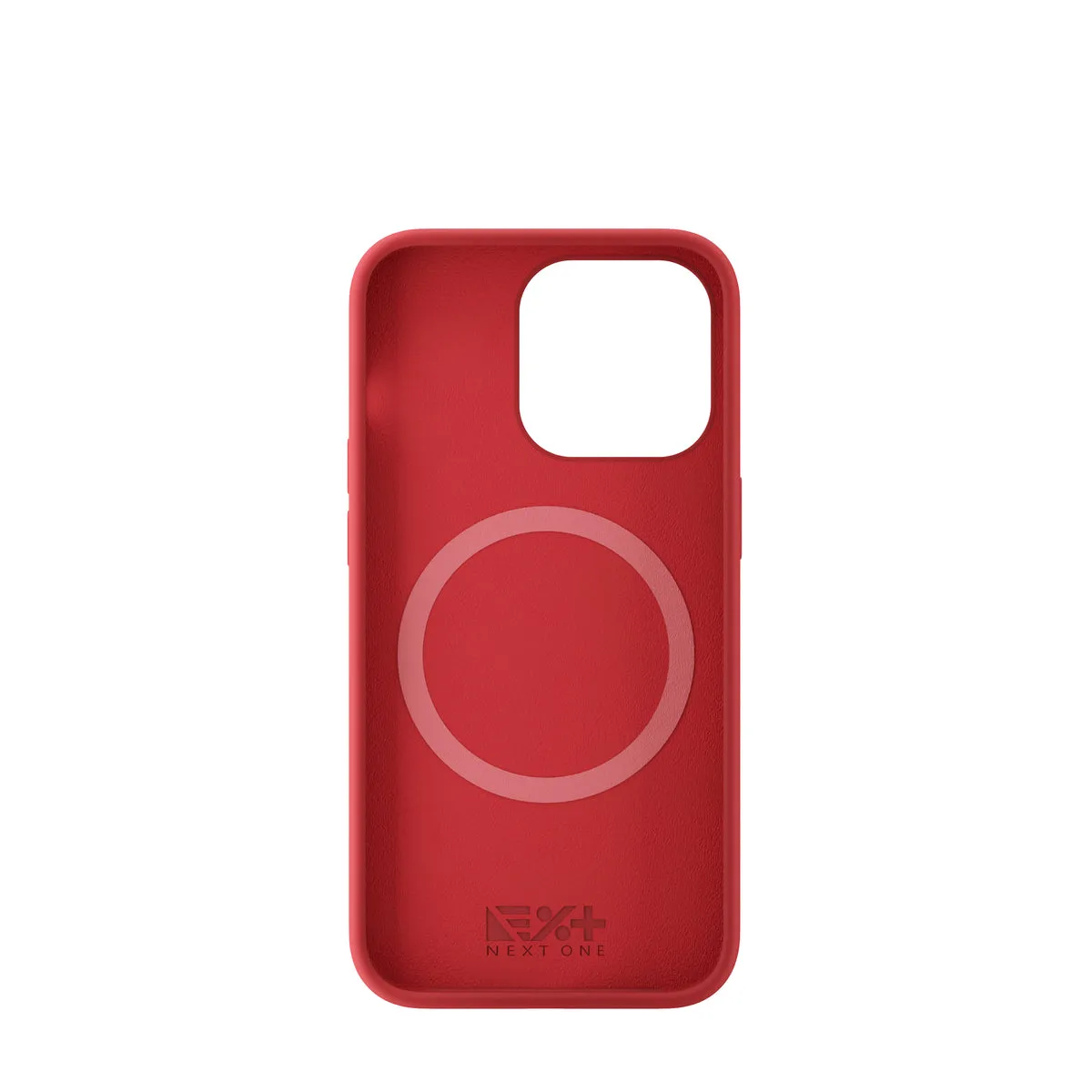 Next One silikonska maska za iPhone 13 Pro - crvena — Next One silikonska maska za iPhone 13 Pro - crvena