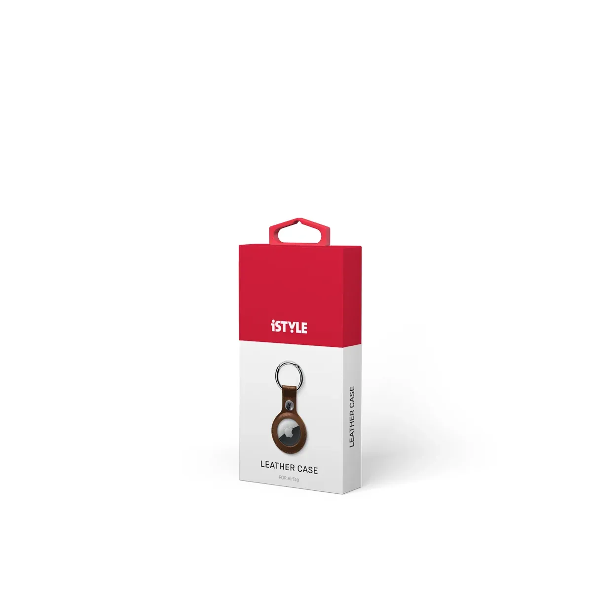 iStyle Leather Case for AirTag - smeđa — iStyle Leather Case for AirTag - smeđa