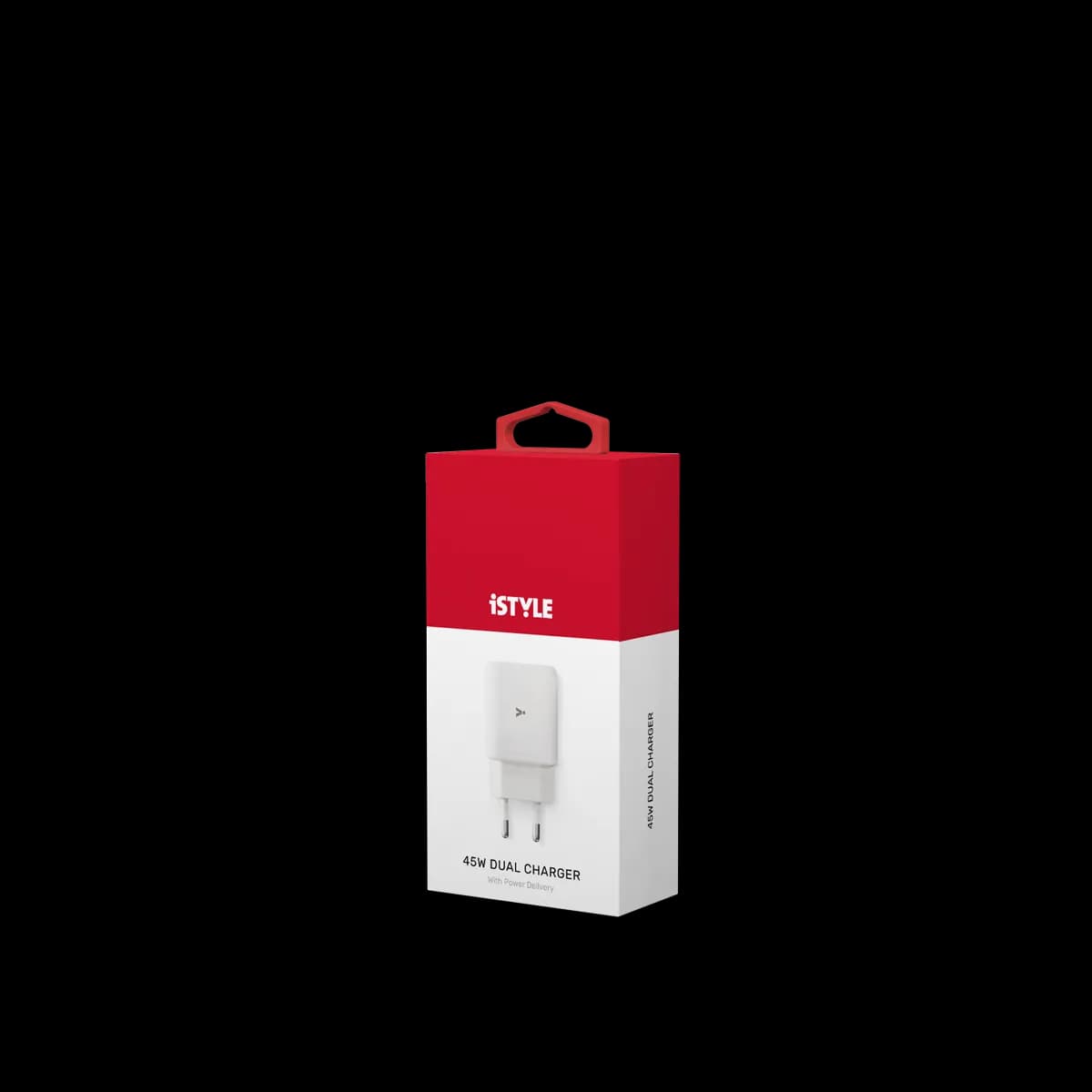 iSTYLE Double USB-C punjač 45 W - bijeli — iSTYLE Double USB-C punjač 45 W - bijeli