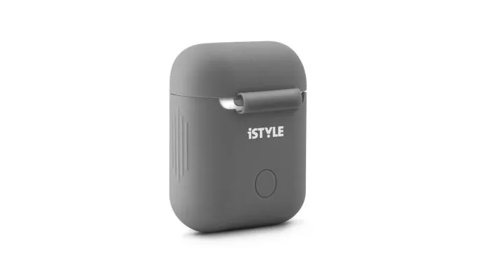 iSTYLE SILICONE COVER AirPods - siva — iSTYLE SILICONE COVER AirPods - siva