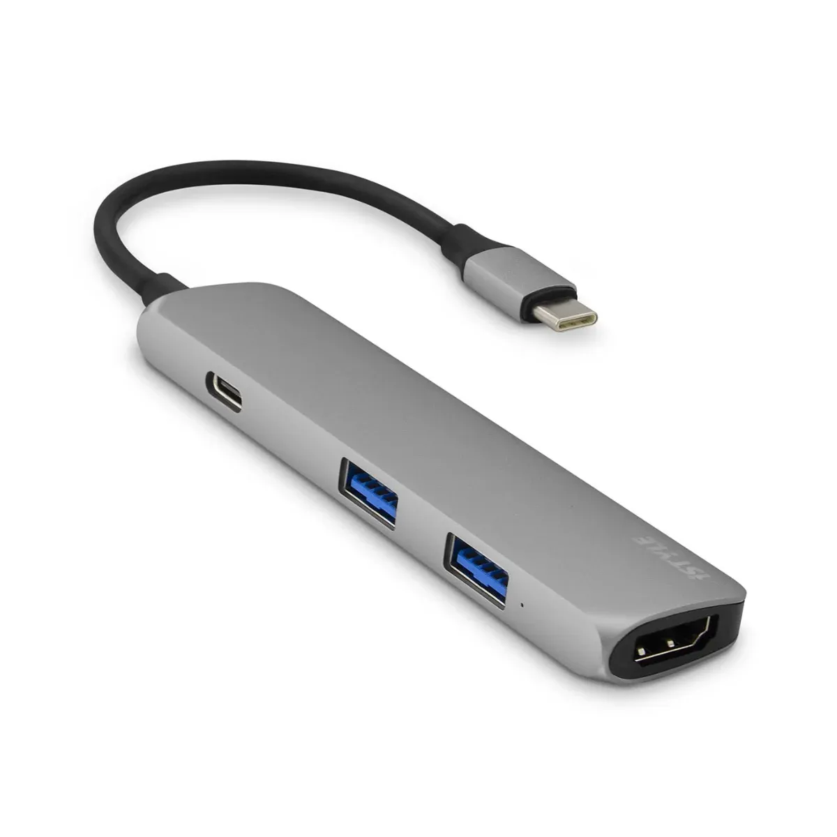 iSTYLE USB Type-C HUB 4K HDMI - svemirski siva/crna — iSTYLE USB Type-C HUB 4K HDMI - svemirski siva/crna