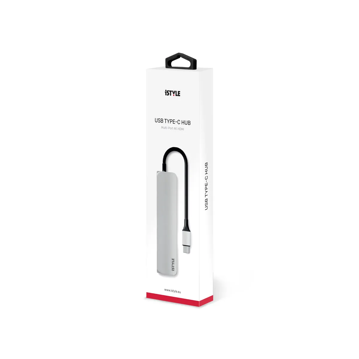 iSTYLE USB Type-C HUB 4K HDMI - srebrna/crna — iSTYLE USB Type-C HUB 4K HDMI - srebrna/crna