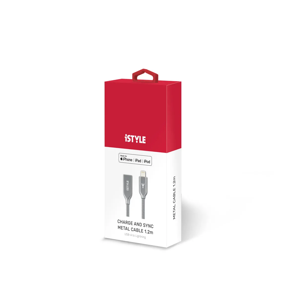 iSTYLE METAL CABLE 1.2m (2019) - srebrni — iSTYLE METAL CABLE 1.2m (2019) - srebrni