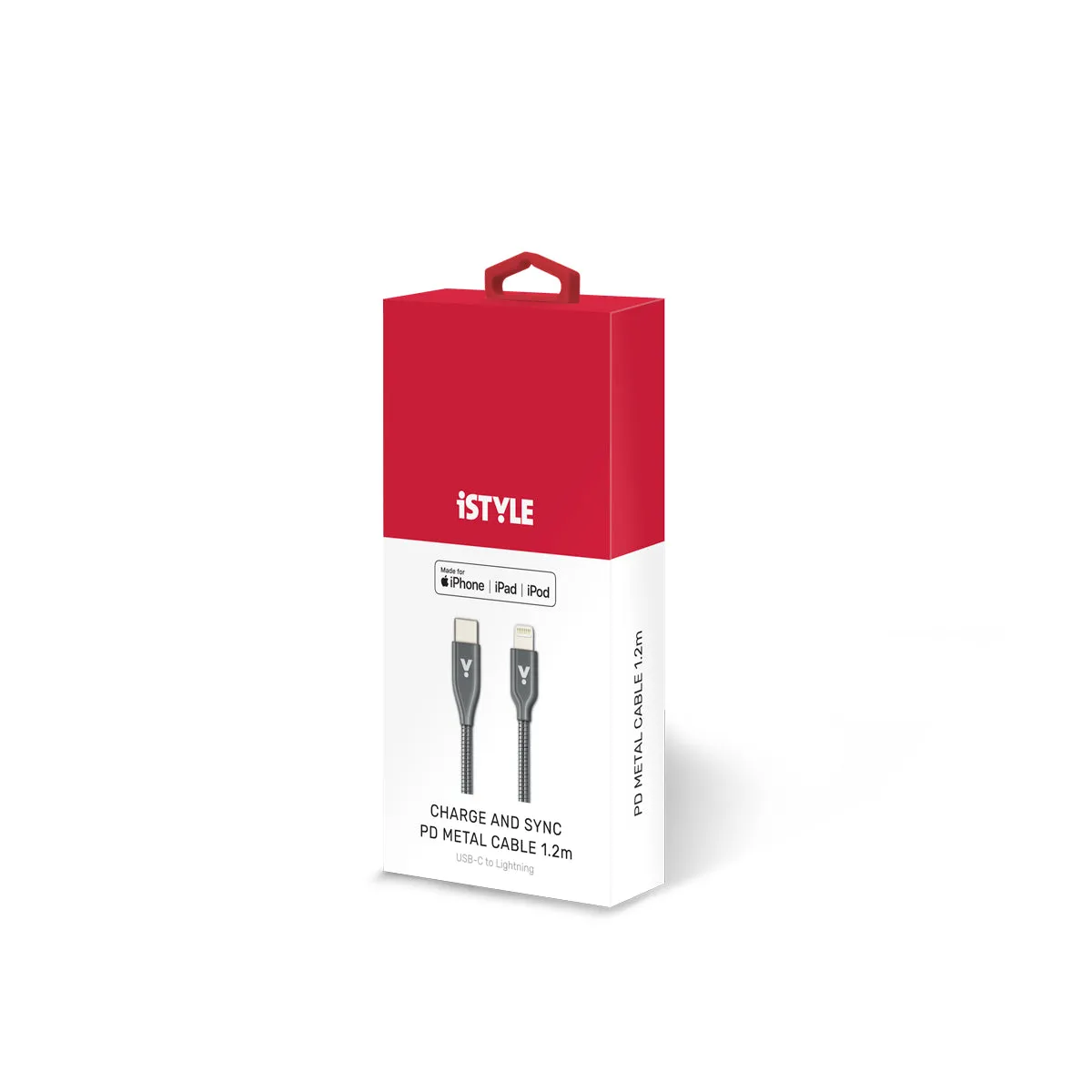 iSTYLE PD METAL CABLE 1.2m - svemirski siva — iSTYLE PD METAL CABLE 1.2m - svemirski siva