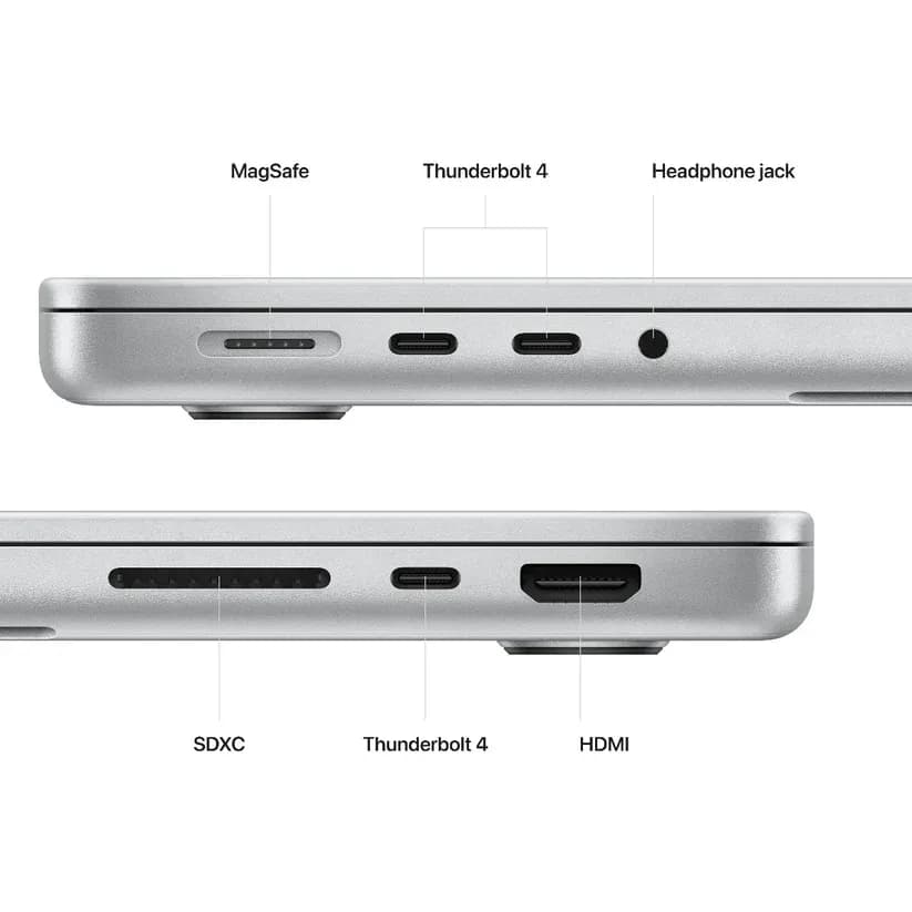 14-inčni MacBook Pro: M2 Max 12C, 32 Go, 1 To - srebrni — 14-inčni MacBook Pro: M2 Max 12C, 32 Go, 1 To - srebrni