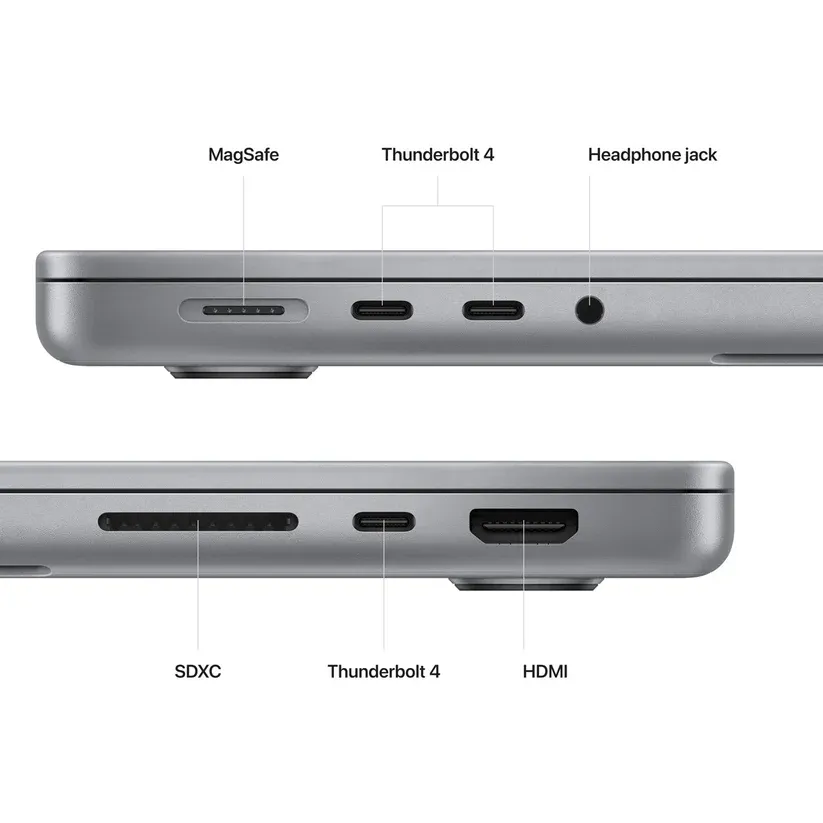 14-inčni MacBook Pro: M2 Pro 10C, 16 Go, 512 Go - svemirski sivi — 14-inčni MacBook Pro: M2 Pro 10C, 16 Go, 512 Go - svemirski sivi