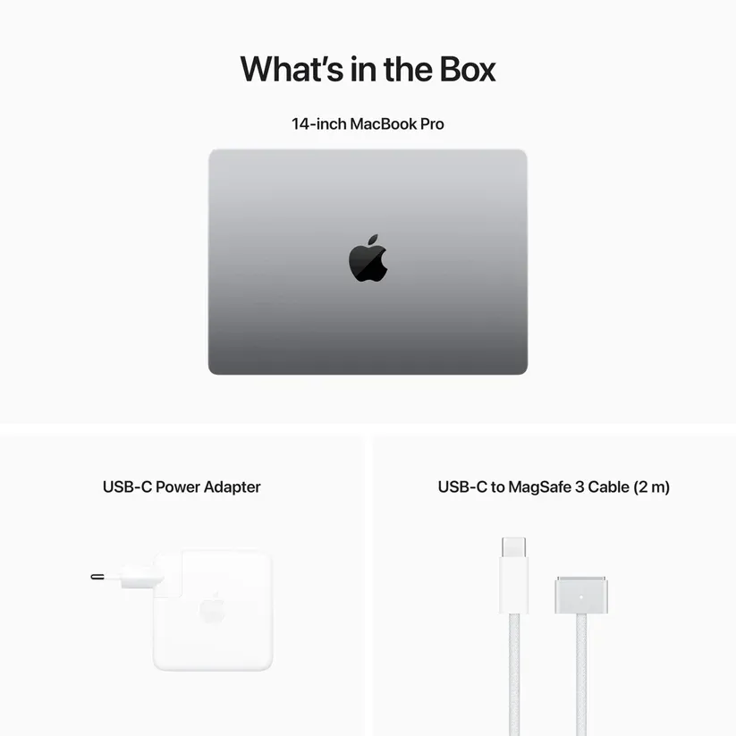 14-inčni MacBook Pro: M2 Pro 10C, 16 Go, 512 Go - svemirski sivi — 14-inčni MacBook Pro: M2 Pro 10C, 16 Go, 512 Go - svemirski sivi