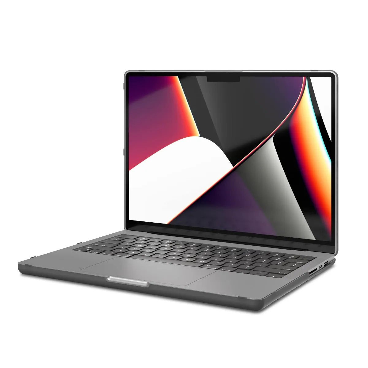 Next One Safeguard za MacBook Pro 16" Retina (2021/2023) - dimno crna — Next One Safeguard za MacBook Pro 16" Retina (2021/2023) - dimno crna