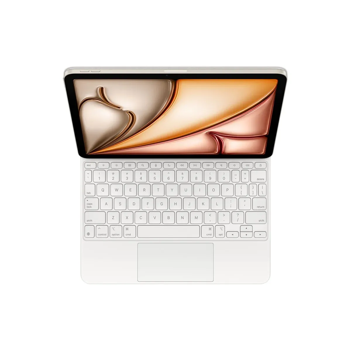Magic Keyboard for iPad Air 11‑inch (M3) — Blanc · Anglais international