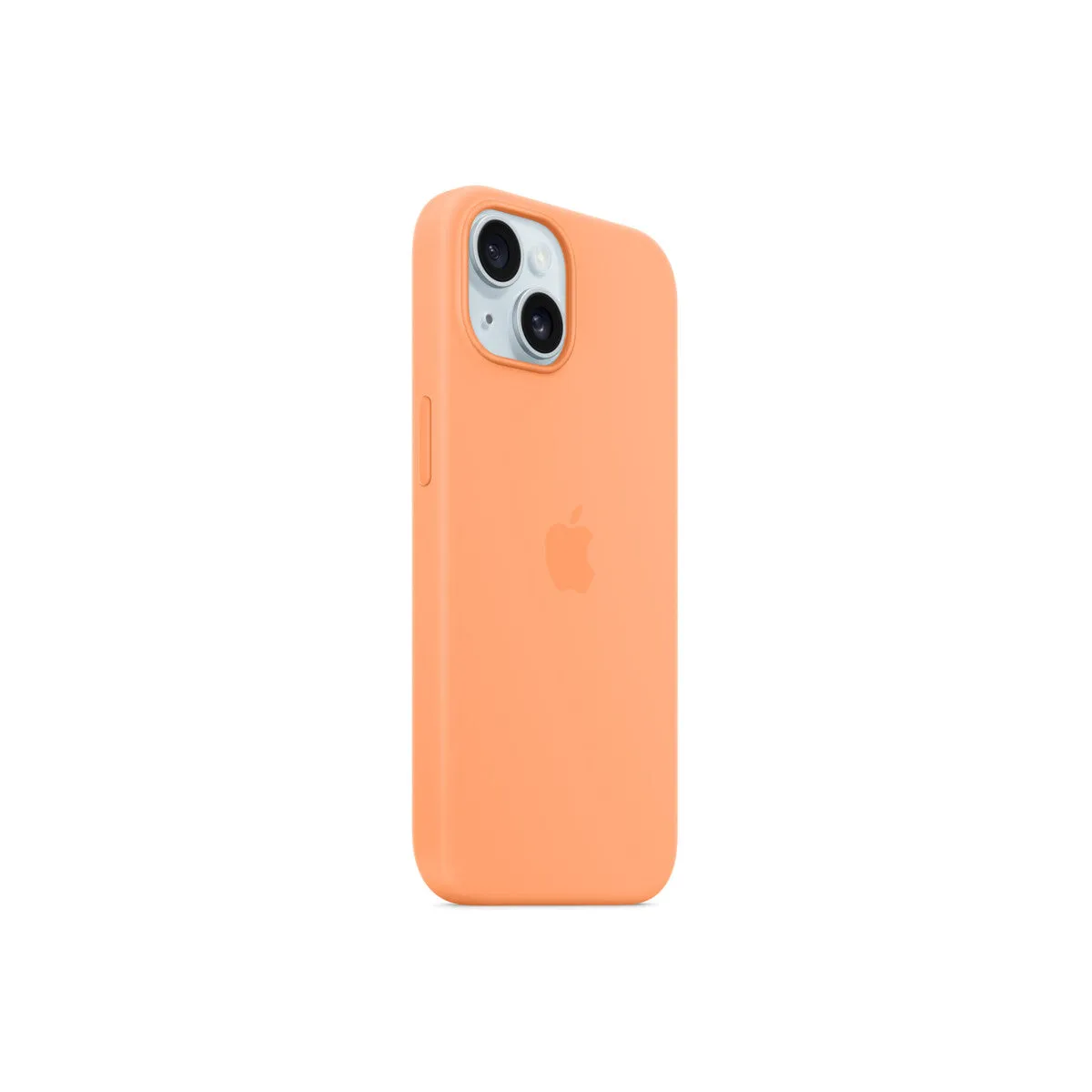 Apple silikonska maska za iPhone 15 s MagSafe - narančasti sorbet — Apple silikonska maska za iPhone 15 s MagSafe - narančasti sorbet
