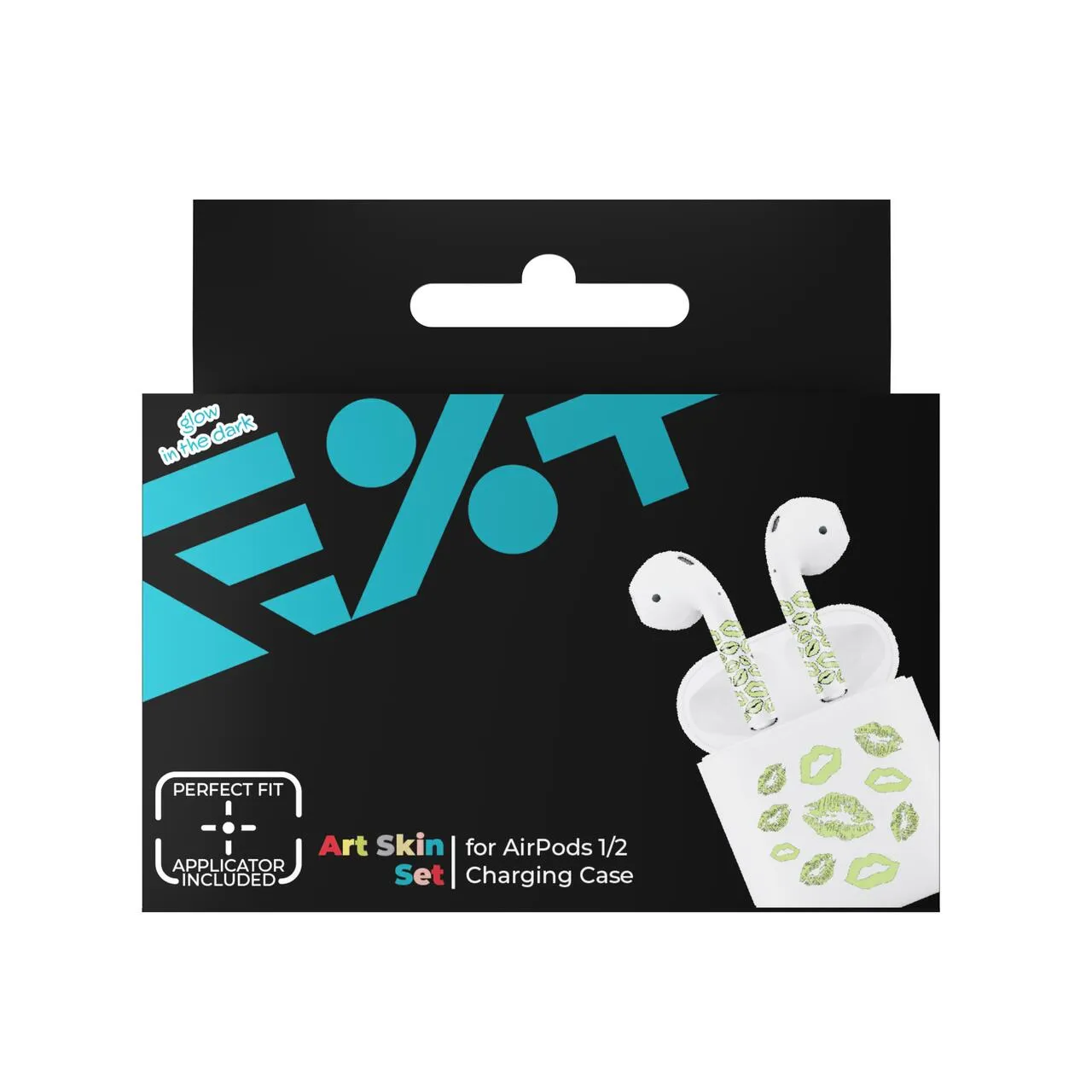 Next One ArtSkin naljepnica za AirPods (1. i 2. gen) - Glowing Lips — Next One ArtSkin naljepnica za AirPods (1. i 2. gen) - Glowing Lips