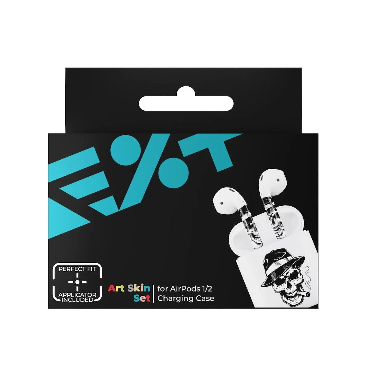 Next One ArtSkin naljepnica za AirPods (1. i 2. gen) - Skull — Next One ArtSkin naljepnica za AirPods (1. i 2. gen) - Skull
