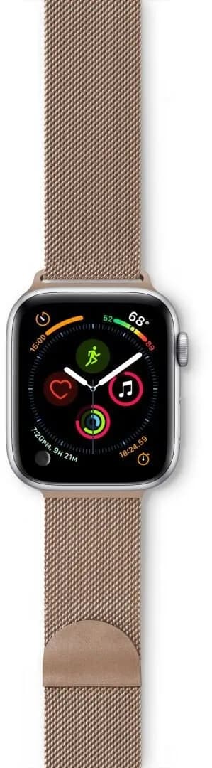 EPICO MILANESE BAND FOR APPLE WATCH 42/44/45 mm - zlatna — EPICO MILANESE BAND FOR APPLE WATCH 42/44/45 mm - zlatna
