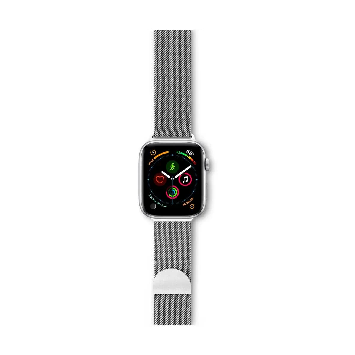 EPICO MILANESE BAND FOR APPLE WATCH 38/40 mm - srebrna — EPICO MILANESE BAND FOR APPLE WATCH 38/40 mm - srebrna