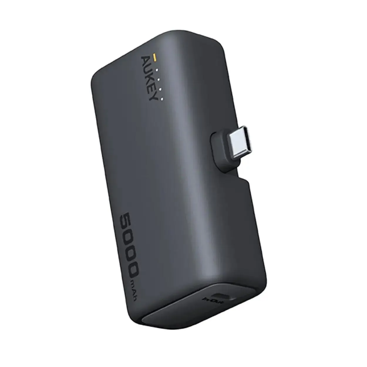 AUKEY Spark Mini 5000 Portable Power Bank s ugrađenim USB-C priključkom - Sivi — AUKEY Spark Mini 5000 Portable Power Bank s ugrađenim USB-C priključkom - Sivi