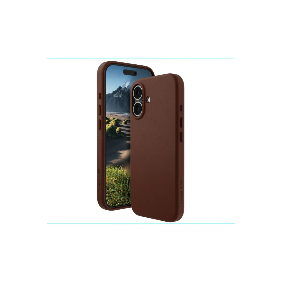 DBRAMANTE1928 Roskilde maska za iPhone 16 - tamno smeđa - kompatibilna s MagSafeom — DBRAMANTE1928 Roskilde maska za iPhone 16 - tamno smeđa - kompatibilna s MagSafeom