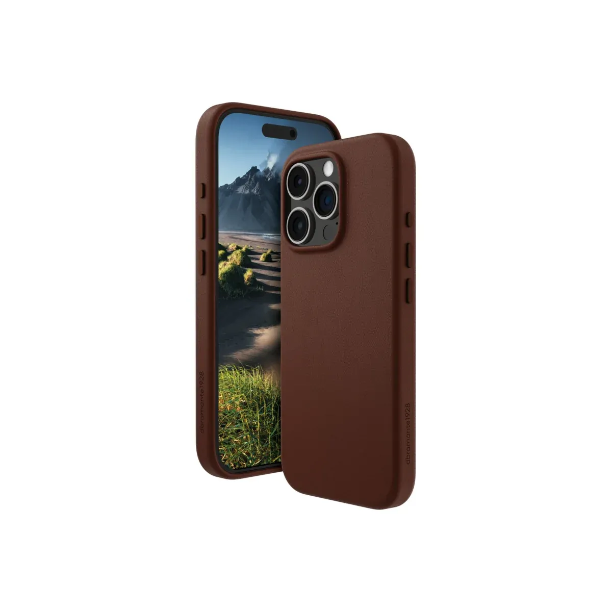 DBRAMANTE1928 Roskilde maska za iPhone 16 Pro - tamno smeđa - kompatibilna s MagSafeom — DBRAMANTE1928 Roskilde maska za iPhone 16 Pro - tamno smeđa - kompatibilna s MagSafeom