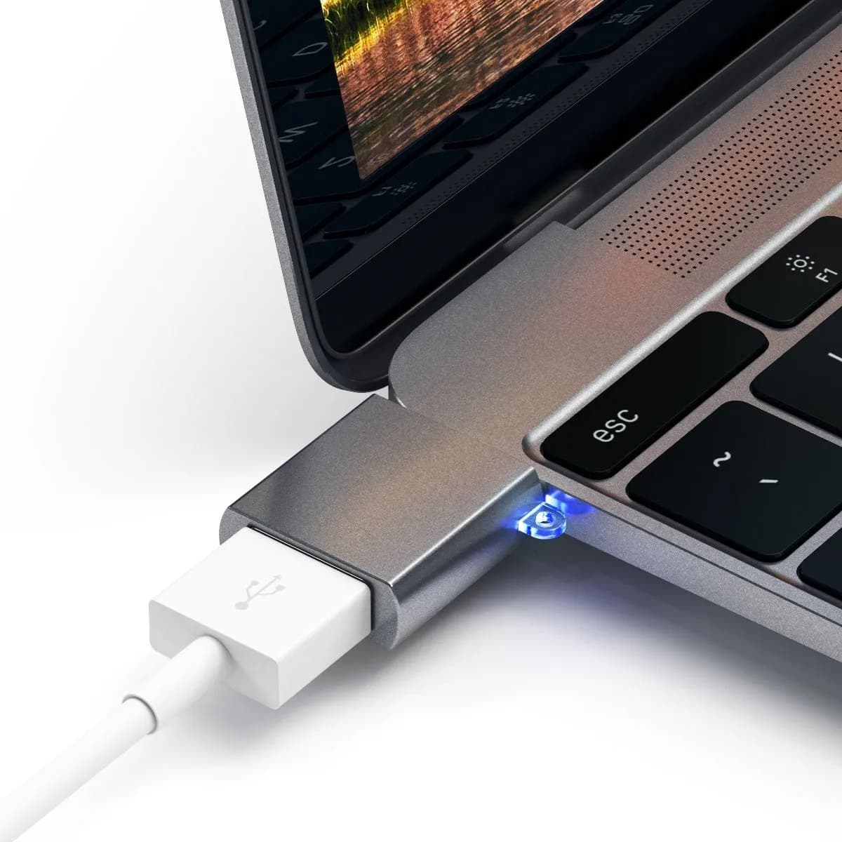Satechi USB-C to USB-A adapter - svemirski siva — Satechi USB-C to USB-A adapter - svemirski siva