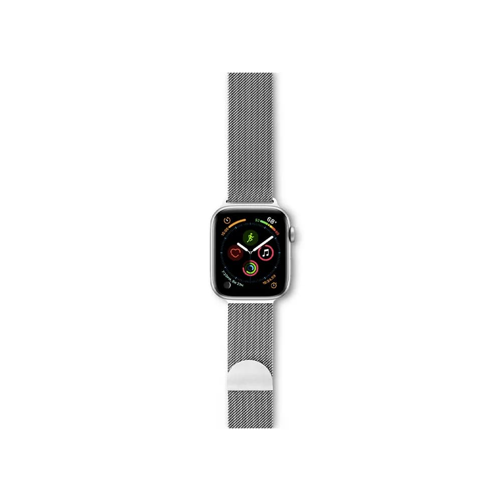 EPICO MILANESE BAND FOR APPLE WATCH 42/44 mm - srebrna — EPICO MILANESE BAND FOR APPLE WATCH 42/44 mm - srebrna