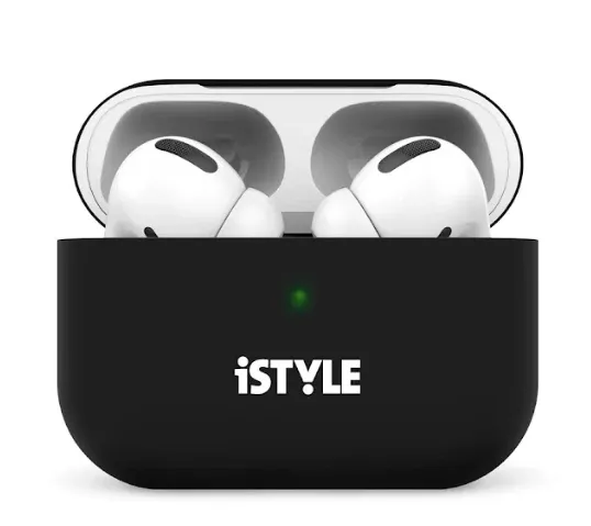 iStyle Silicone Cover AirPods 3 - crna — iStyle Silicone Cover AirPods 3 - crna