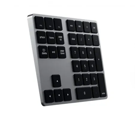 Satechi Aluminum Bluetooth Extended Keypad - svemirski siva — Satechi Aluminum Bluetooth Extended Keypad - svemirski siva