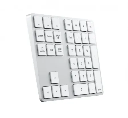 Satechi Aluminum Bluetooth Extended Keypad - srebrna — Satechi Aluminum Bluetooth Extended Keypad - srebrna