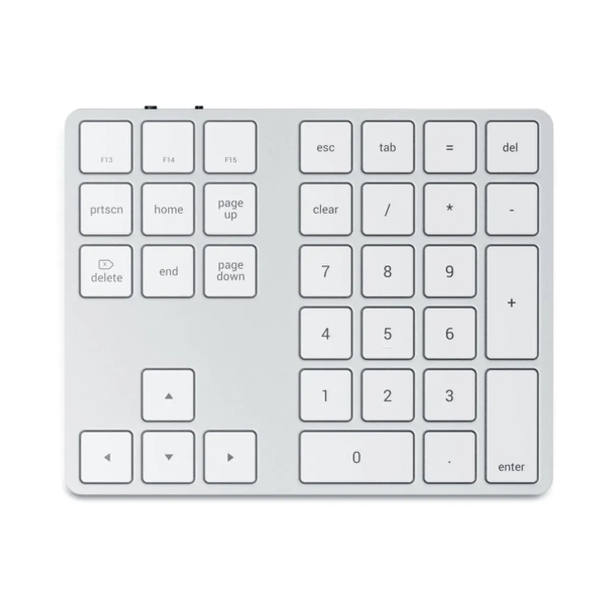 Satechi Aluminum Bluetooth Extended Keypad - srebrna — Satechi Aluminum Bluetooth Extended Keypad - srebrna