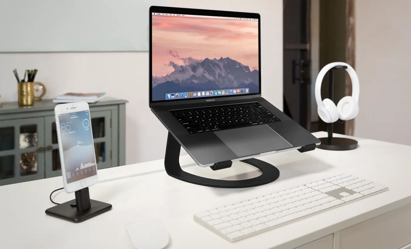 TwelveSouth Curve stalak za MacBook - crna — TwelveSouth Curve stalak za MacBook - crna