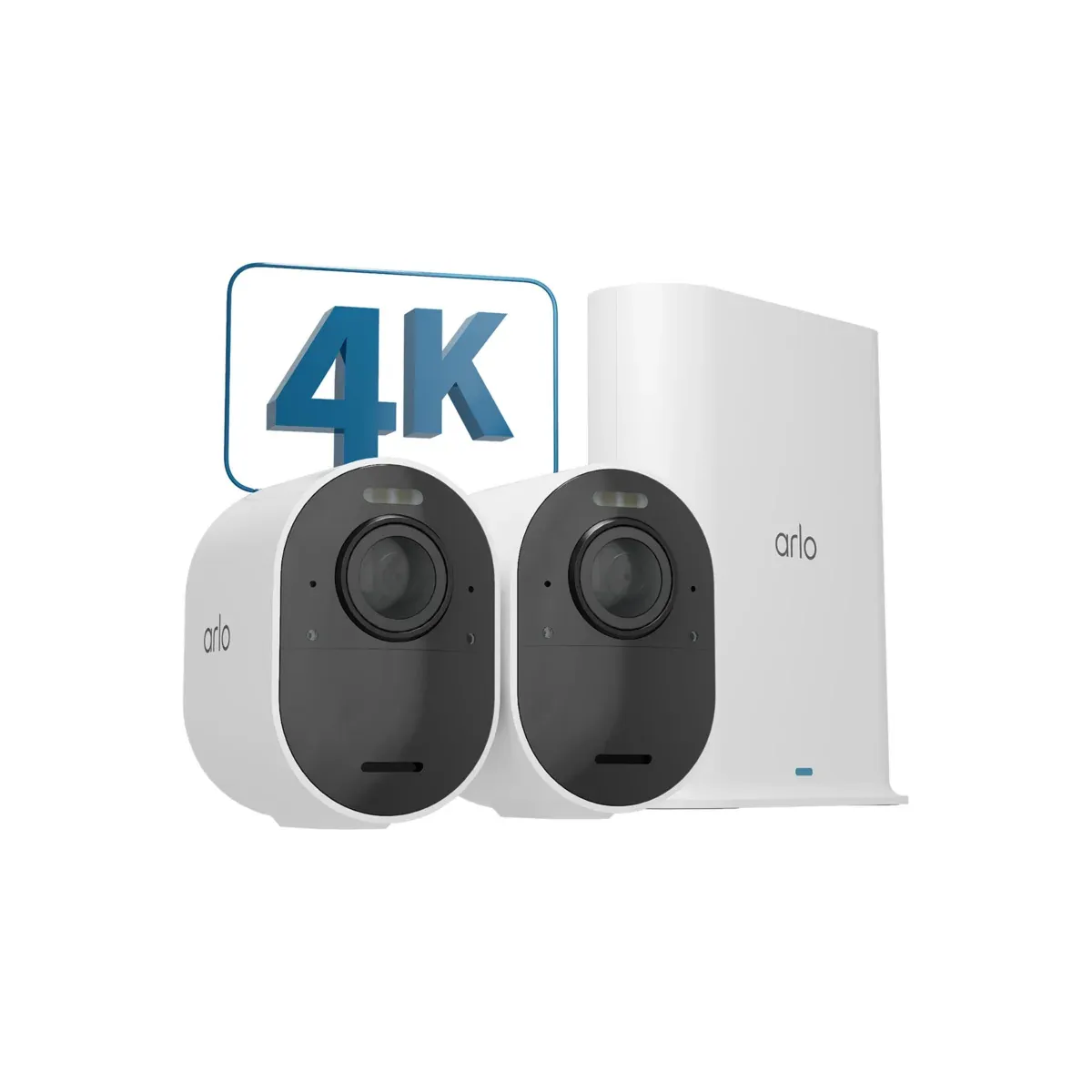 ARLO Ultra 2 vanjska sigurnosna kamera (set od 2 kamere + bazna stanica) - bijela — ARLO Ultra 2 vanjska sigurnosna kamera (set od 2 kamere + bazna stanica) - bijela