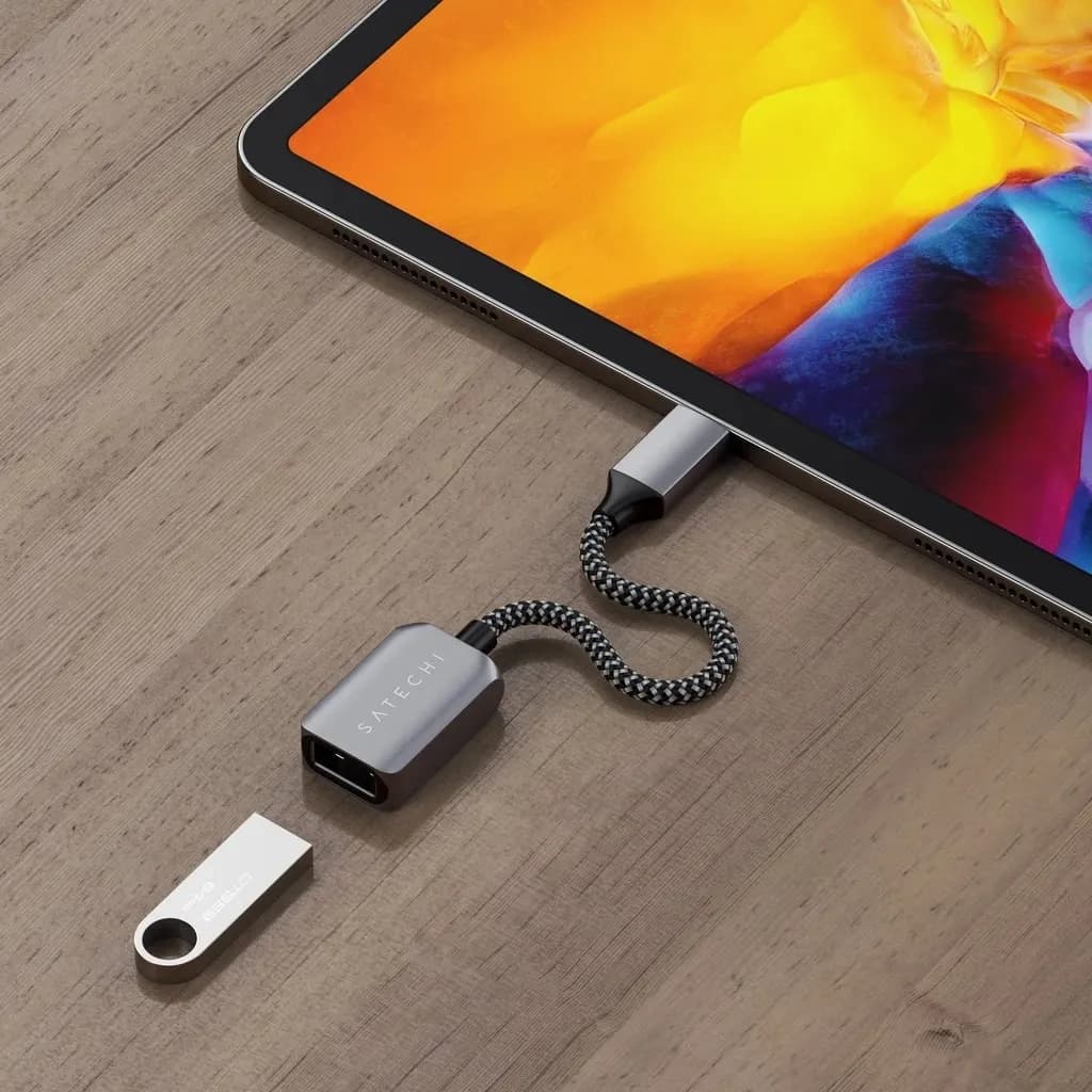 Satechi USB-C to USB 3.0 adapter - svemirski siva — Satechi USB-C to USB 3.0 adapter - svemirski siva