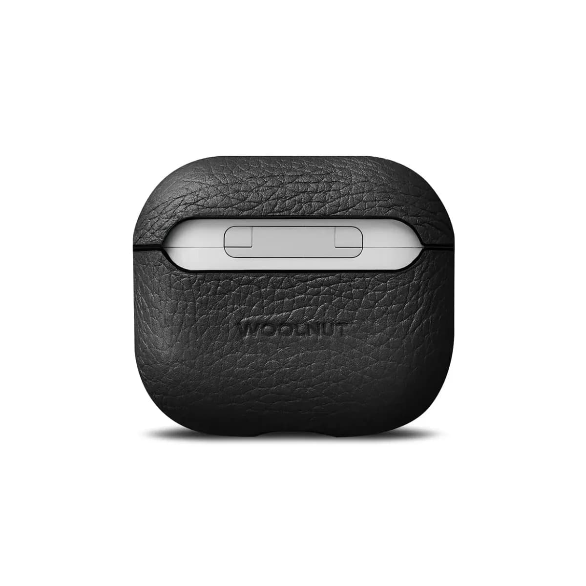 WOOLNUT kožna futrola za AirPods (3. gen) - crna — WOOLNUT kožna futrola za AirPods (3. gen) - crna