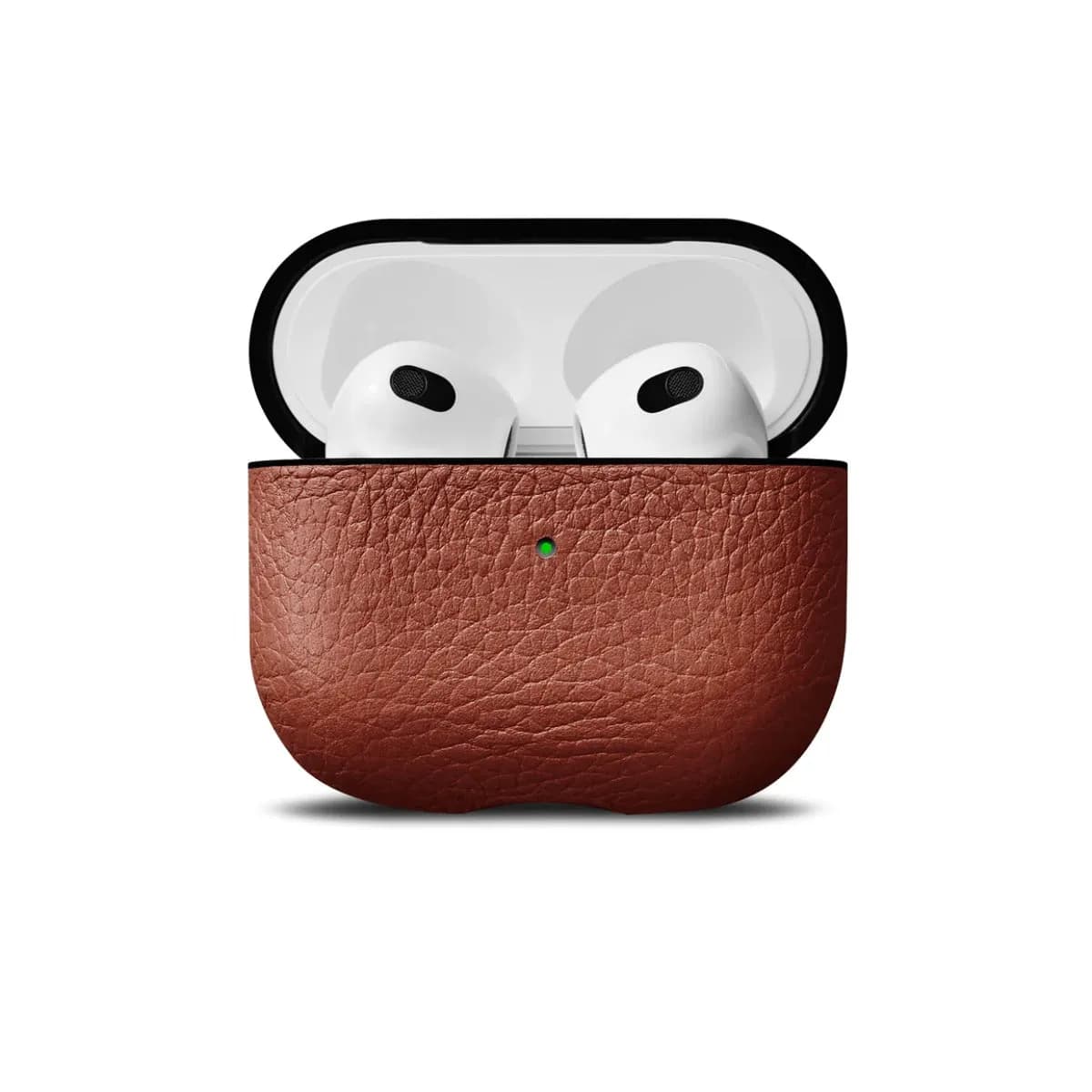 WOOLNUT kožna futrola za AirPods (3. gen) - konjak — WOOLNUT kožna futrola za AirPods (3. gen) - konjak