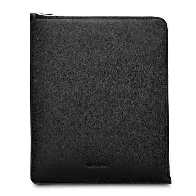 WOOLNUT kožna futrola za iPad Pro 12,9" - crna — WOOLNUT kožna futrola za iPad Pro 12,9" - crna