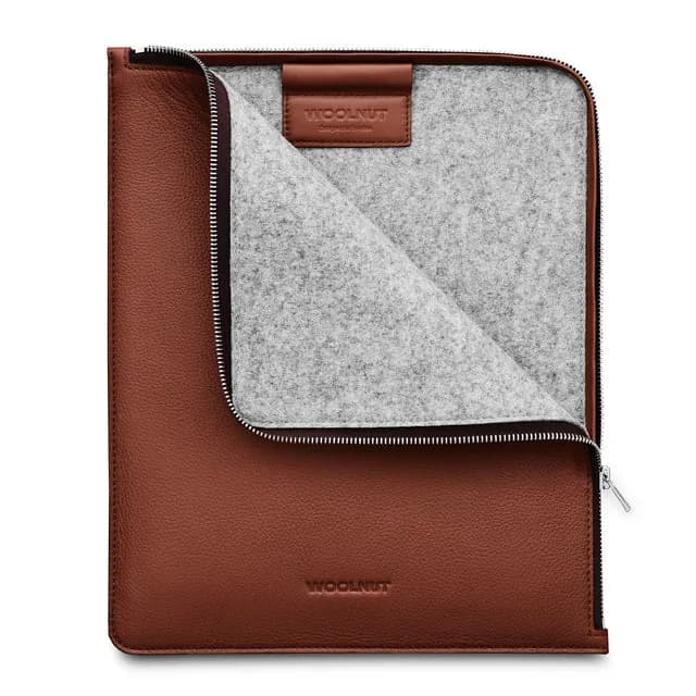 WOOLNUT kožna futrola za iPad Pro 12,9" - konjak — WOOLNUT kožna futrola za iPad Pro 12,9" - konjak