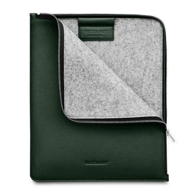 WOOLNUT kožna futrola za iPad Pro 12,9" - zelena — WOOLNUT kožna futrola za iPad Pro 12,9" - zelena