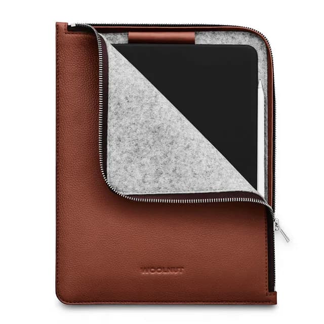 WOOLNUT kožna futrola za iPad Pro 11" i iPad Air - konjak — WOOLNUT kožna futrola za iPad Pro 11" i iPad Air - konjak
