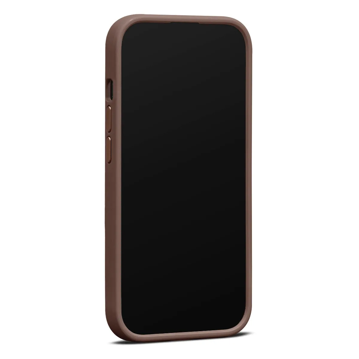 WOOLNUT kožna maska za iPhone 15 - konjak — WOOLNUT kožna maska za iPhone 15 - konjak