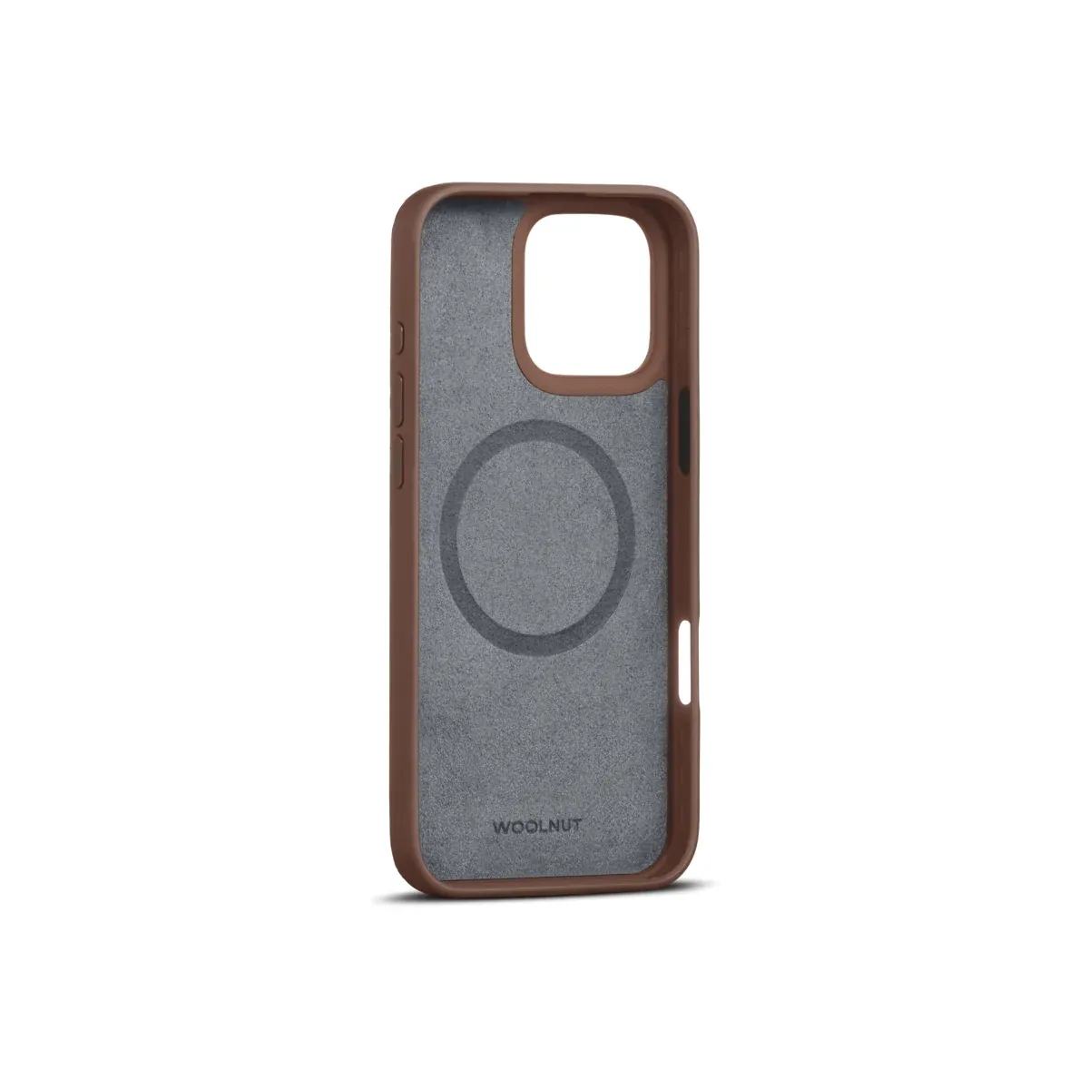 Woolnut kožna maska za iPhone 16 Pro Max - konjak — Woolnut kožna maska za iPhone 16 Pro Max - konjak