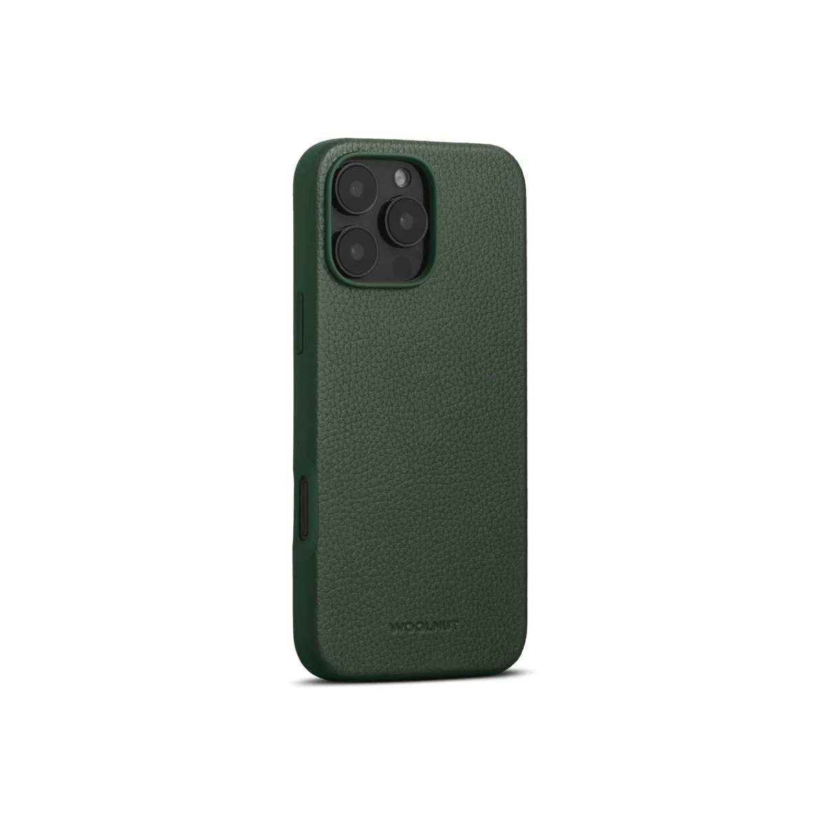 Woolnut kožna maska za iPhone 16 Pro Max - zelena — Woolnut kožna maska za iPhone 16 Pro Max - zelena